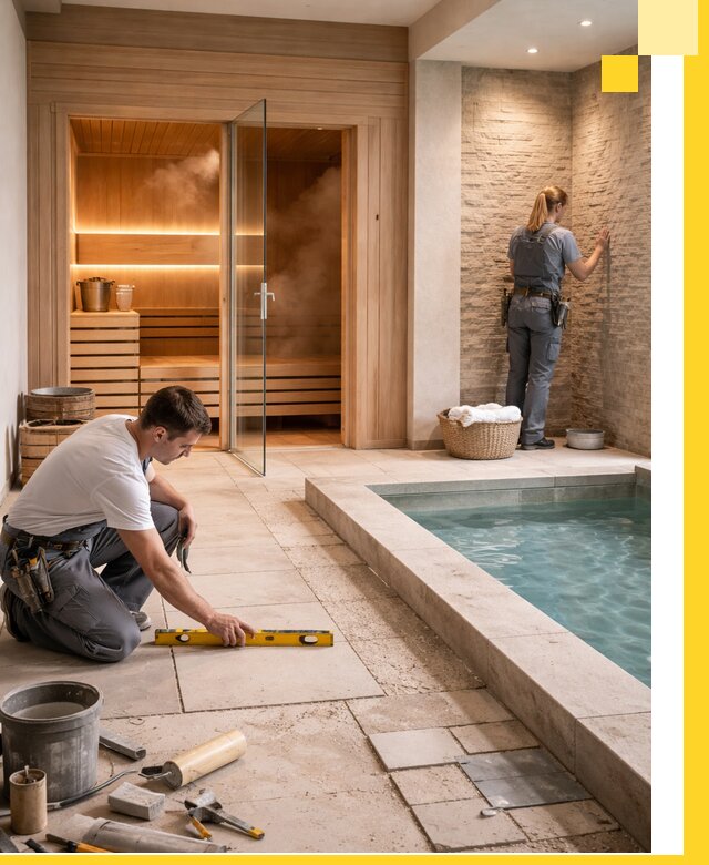 Комплексный дизайн и отделка интерьеров SPA под ключ в Снежинске